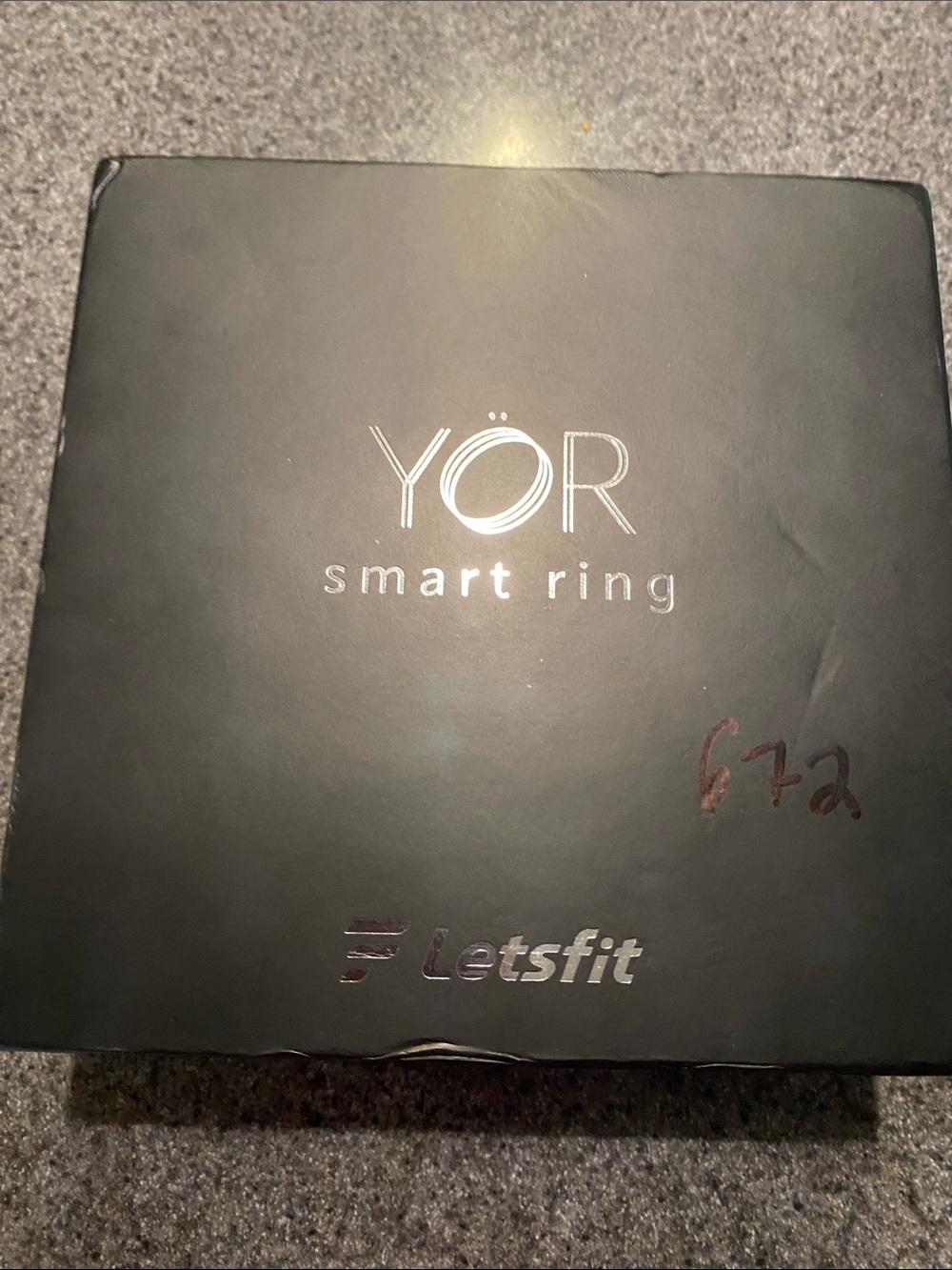YÖR Smart Ring by Letsfit - Black Box